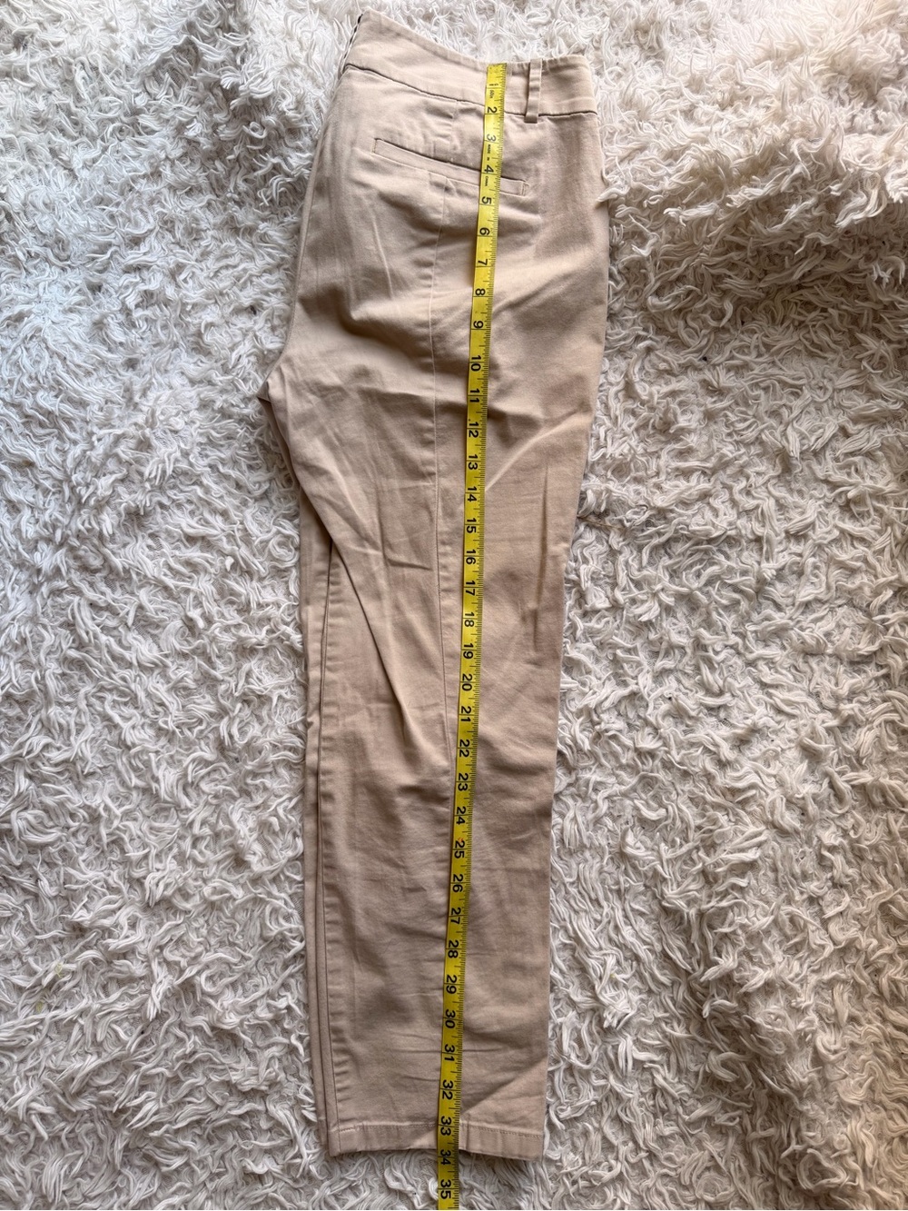 Ann Taylor Cambridge Crop Khaki Dress Chinos - Picture 8 of 9